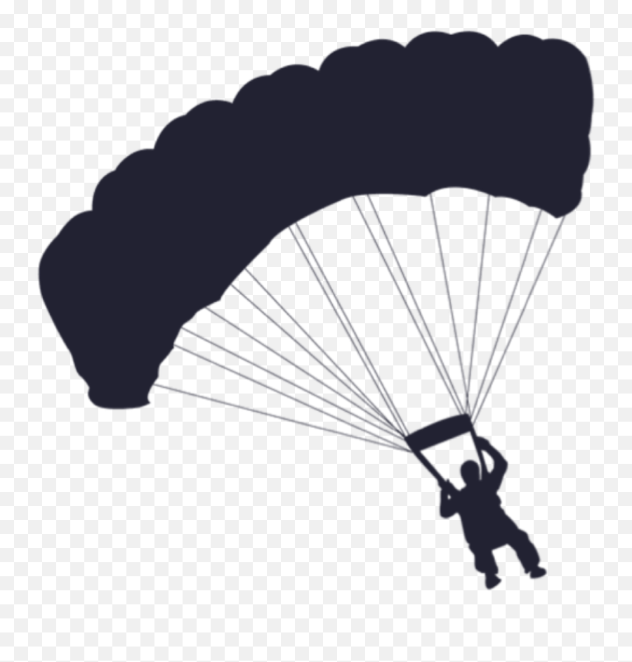 Parachute Sticker Parachute Silhouette Png Emoji,Parachute Emoji