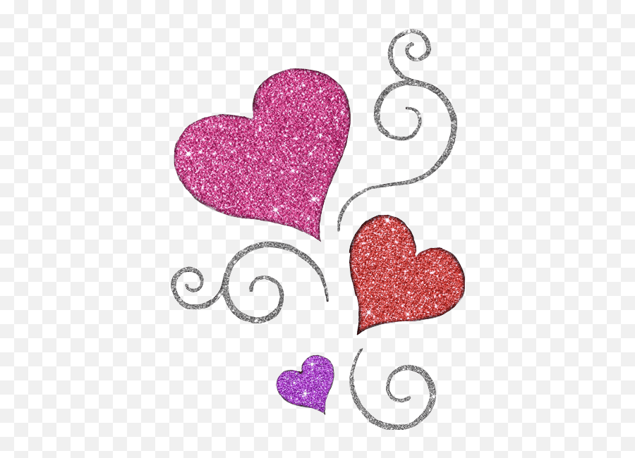 Glitter Heart Png Glitter Heart Hearts Red Pink Girly Emoji,Glitter Heart Emoji free