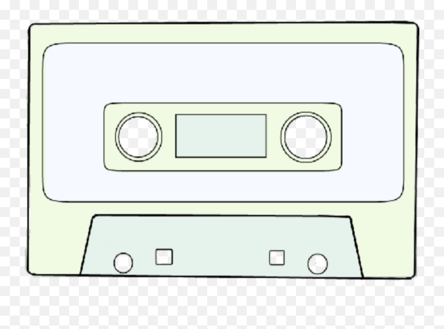 Tape Cassette Scgreen Pastel Tumblr Electronics Emoji,Cassette Emoji