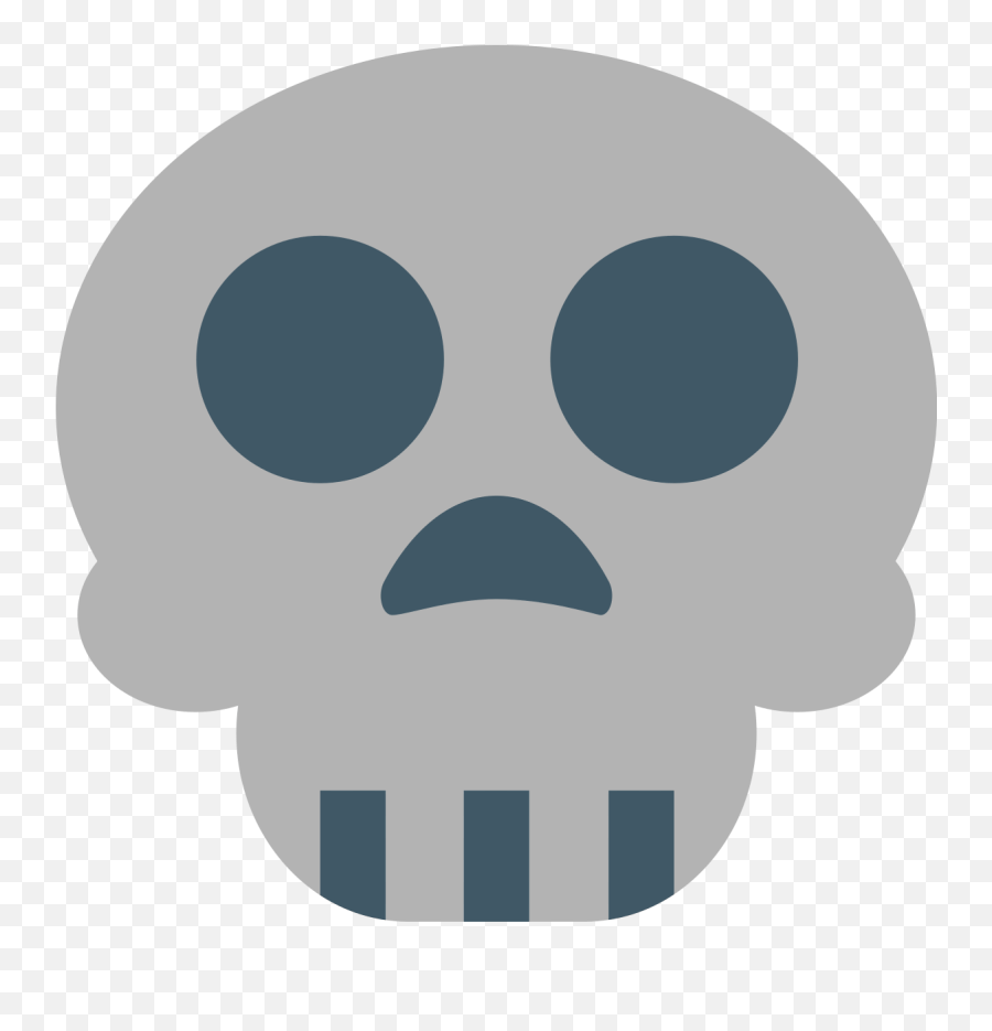 Emojione1 1f480 Circle Emoji,Grey Hair Emoji free transparent emoji