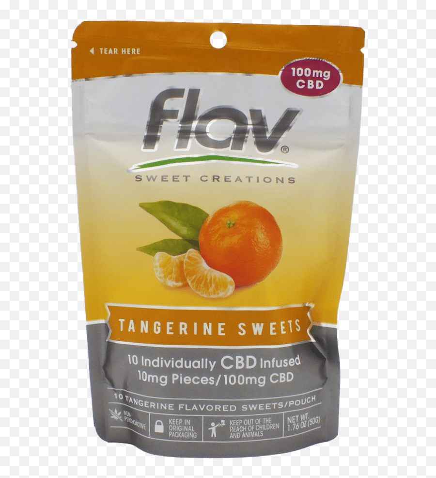 Flav Cbd Hard Candy 100mg 3 Options Blis Mangifera Emoji,Tangerine