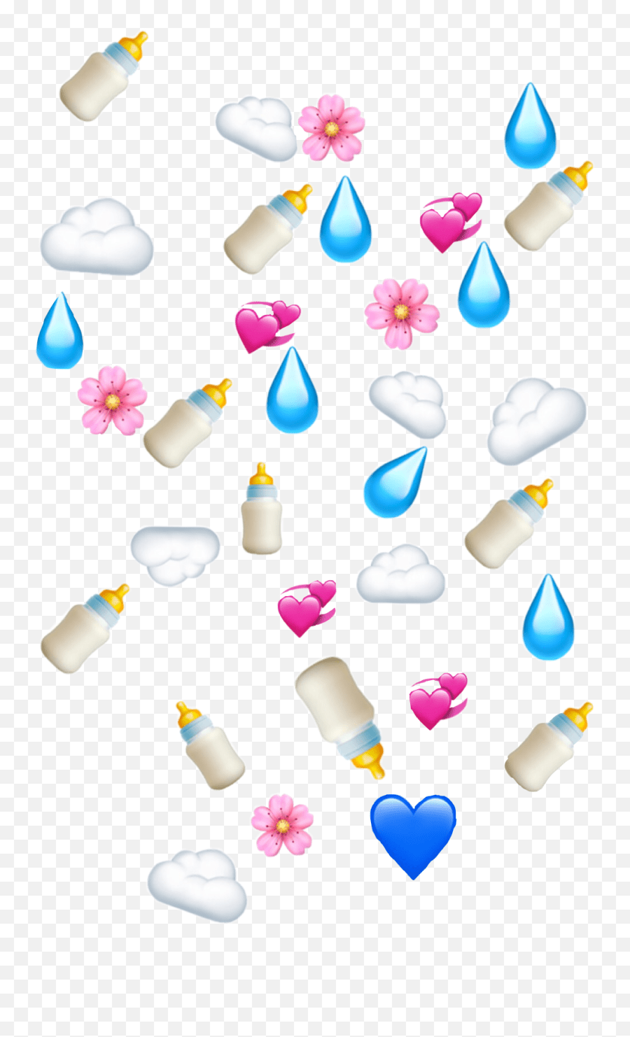 Aesthetic Rain Emojis Emojicrown,Rain Emojis free transparent emoji