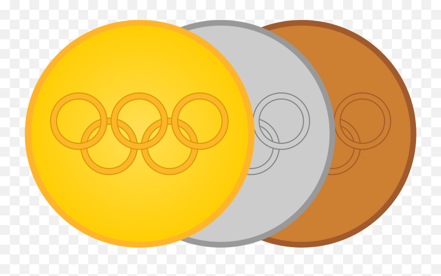 Olympic Clipart Gold Medalist Olympic Gold Medalist Medal Emoji,Silver Medal Emoji free