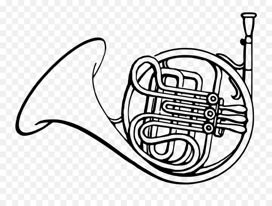 French Horn Instrument Draw A French Horn Emoji,French Horn Emoji