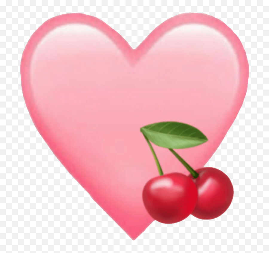 Cherry Hearts Heartemoji Cherrys Sticker By Lucy Black Cherry