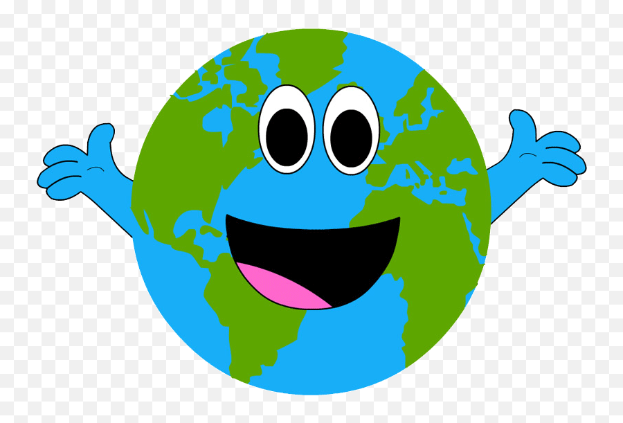 Earth Clipart With Face Happy Earth Png Emoji,Earth Emoji Png free