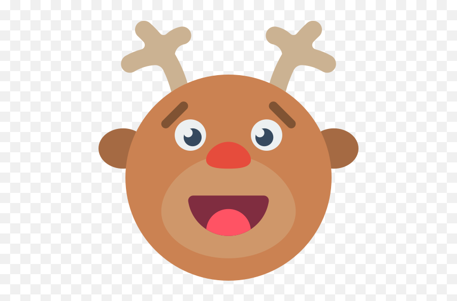 Smiley Cartoon Emoji,Deer Emojis free transparent emoji