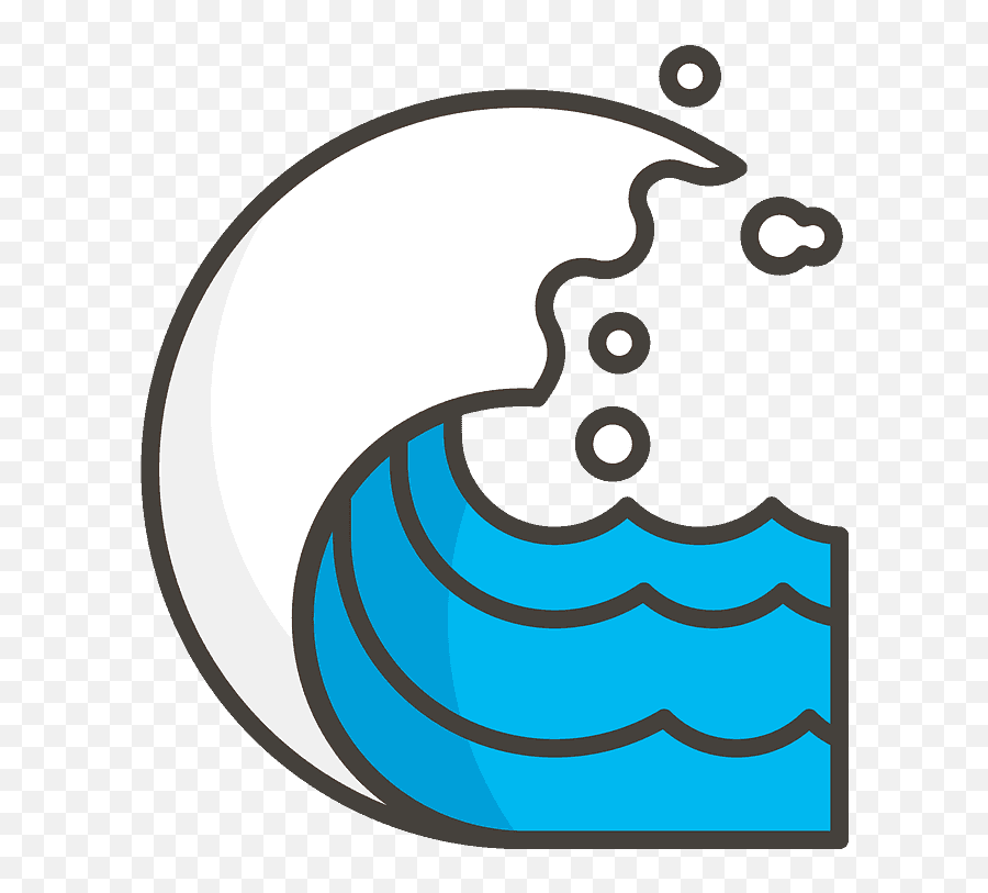 Water Wave Emoji Clipart Vector Wave Icon Png,Splash Emoji free