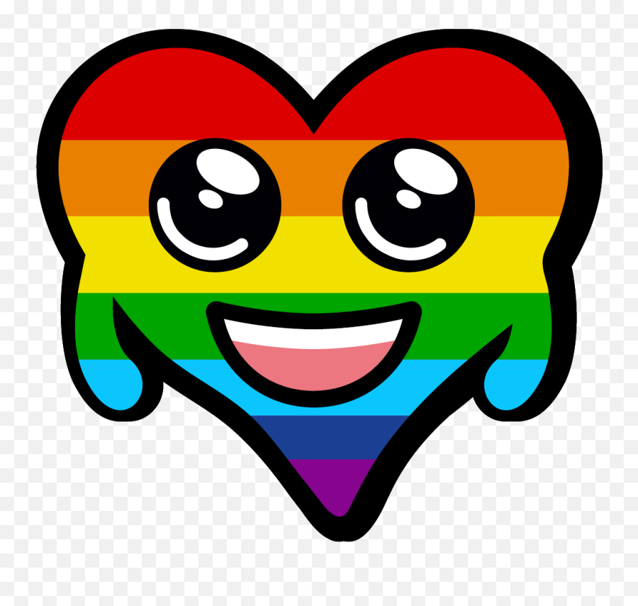 Rainbow Hearts Clip Art Emoji,Rainbow Emoji free transparent emoji