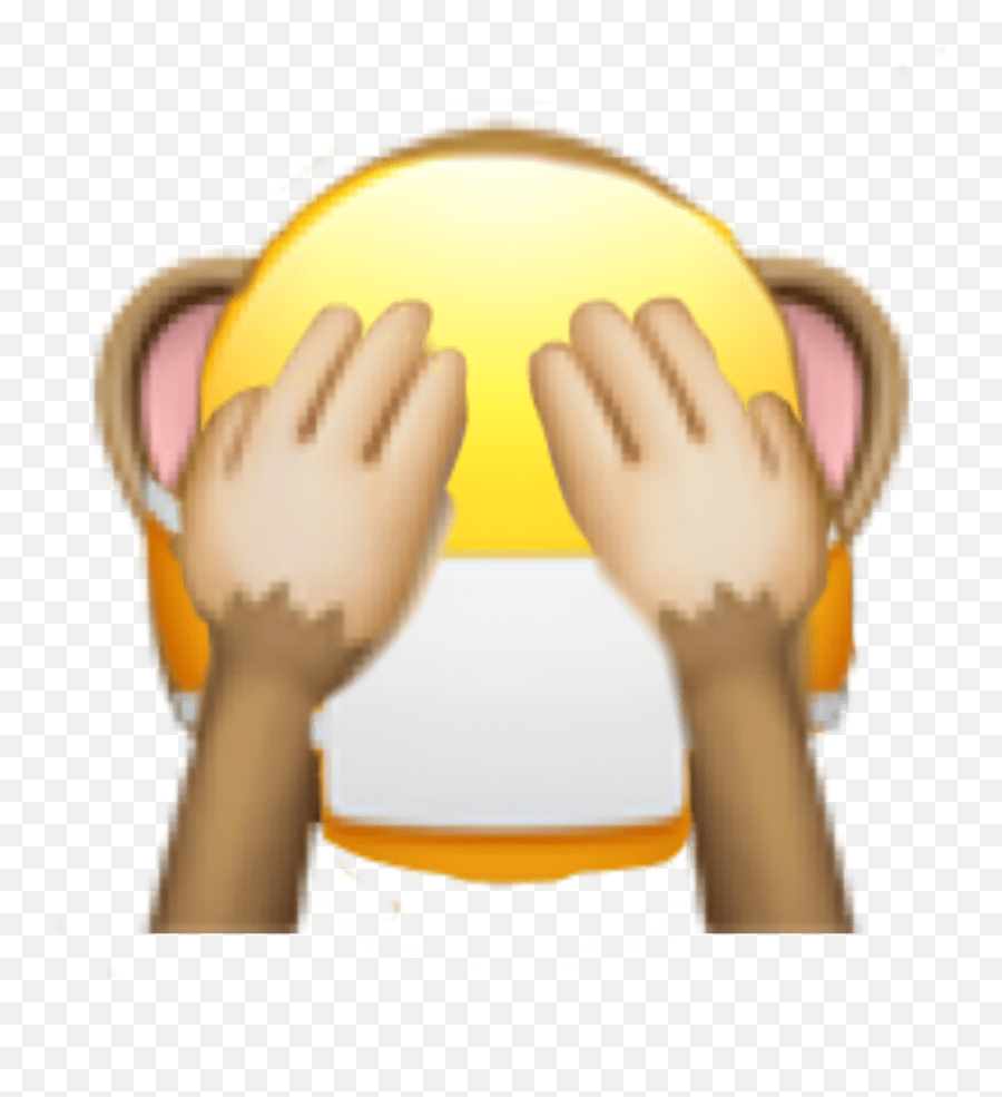 Pumpkin Xd Emoji Koronawirus Freetoedit Monkey Covering Eyes Emoji