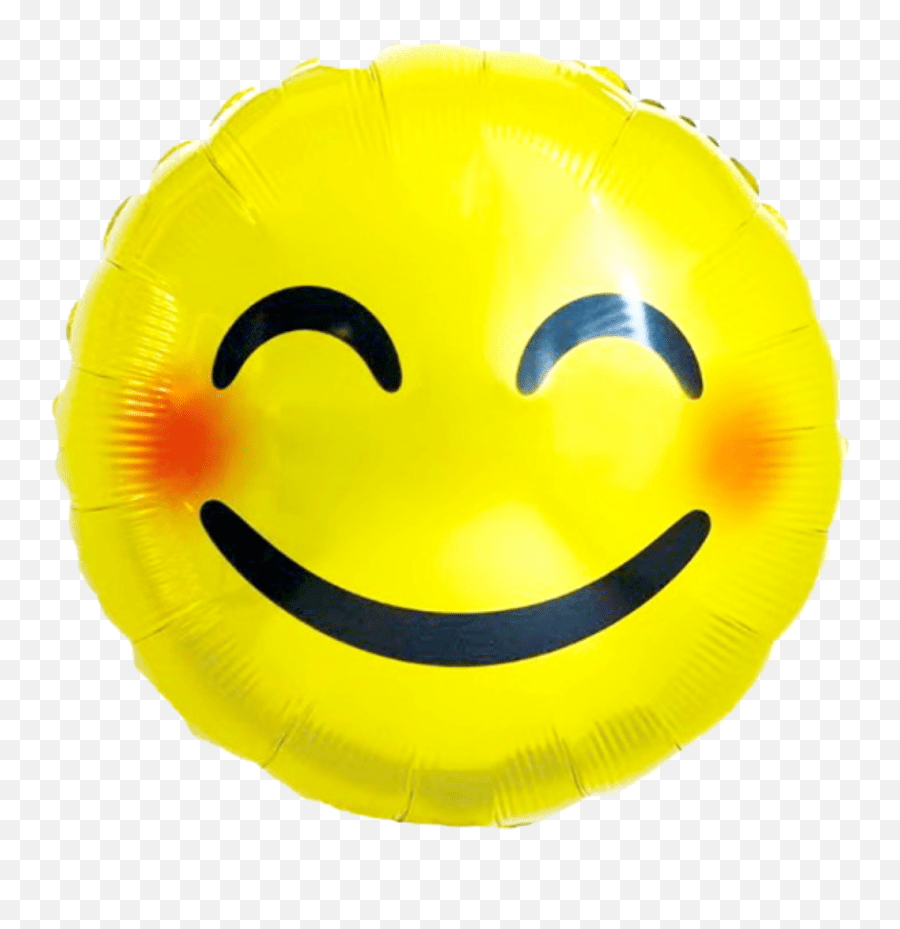 Blush Smile Emoji Balloon Happy,Balloon Emoji free transparent