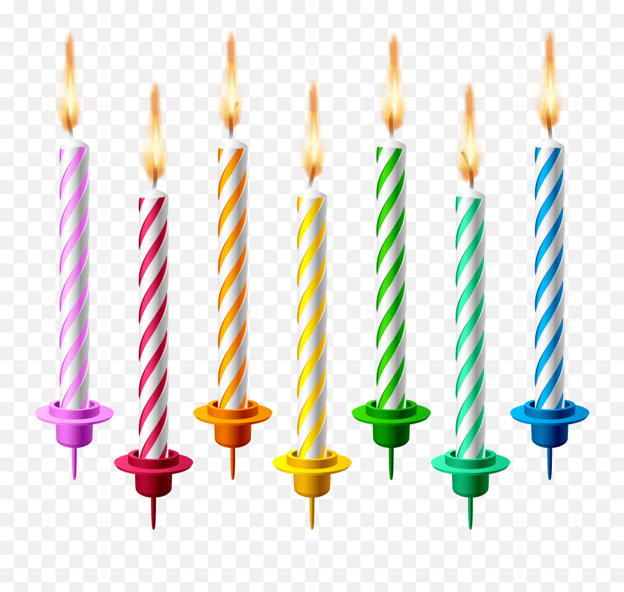 Birthday Candle Clipart Transparent Emoji,Emoji Birthday Candles free