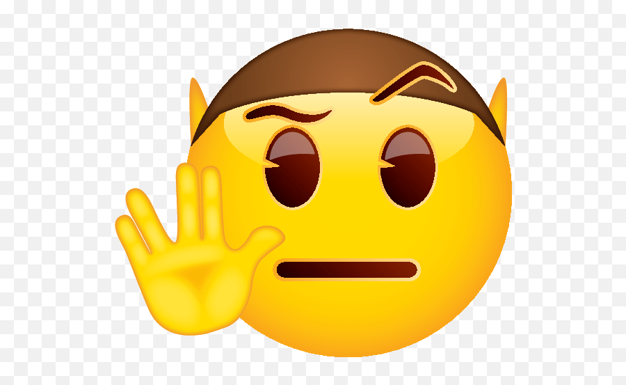 Emoji Smiley,Live Long And Prosper Emoji free transparent emoji