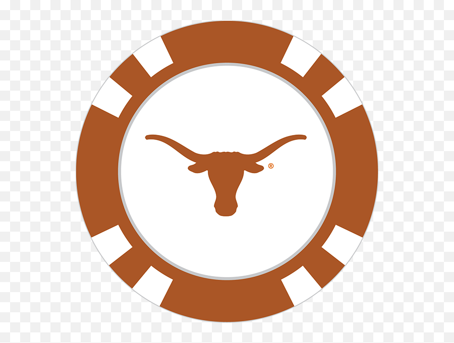 Texas Longhorn Cattle Clipart Bruins Poker Chip Emoji,Texas Longhorn