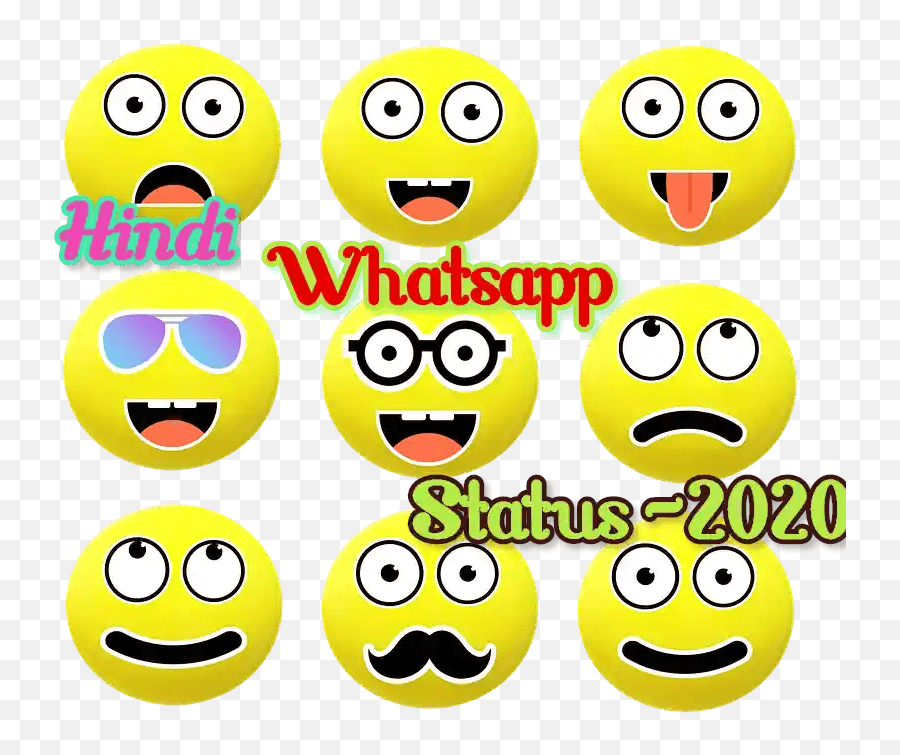 Hindi Whatsapp Status With Emoji 2020 Smiley,Status Emoji free