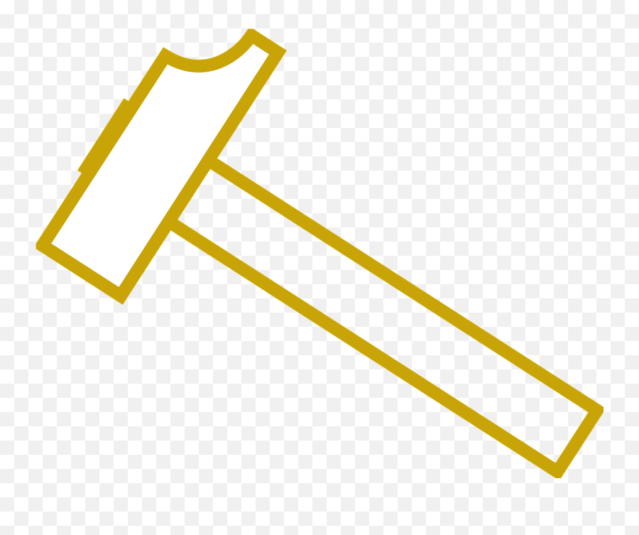 Golden Hammer Mallet Tool Free Vector Golden Hammer Png Emoji,Gavel