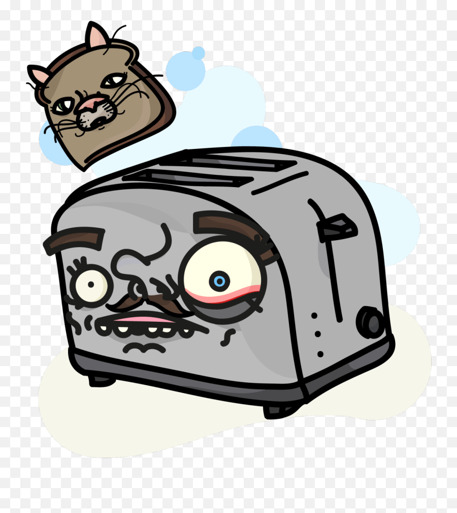 Detective Toaster Head Clipart Cartoon Emoji,Toaster Emoji free