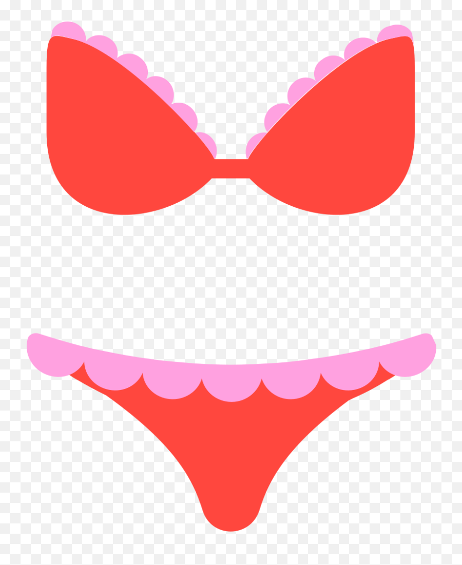 Fxemoji U1f459 Bikini Clipart,Pink Emojis free transparent emoji