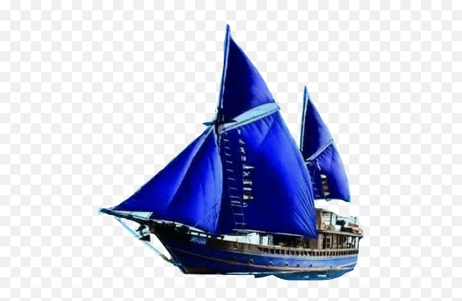 Ship Sailing Sailboat Freetoedit Blue Sailing Ship Emoji,Sailing