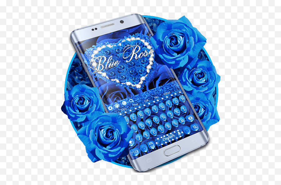 Blue Rose Petal Keyboard App Store Data Blue Rose Emoji,Htc Desire