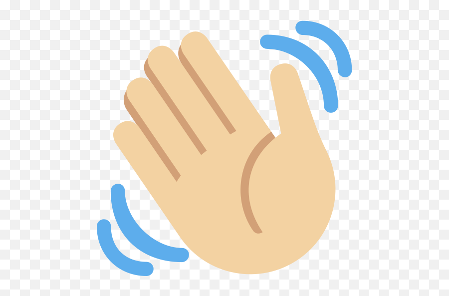 Medium Waving Hand Emoji,Wave Emoji Png free transparent emoji