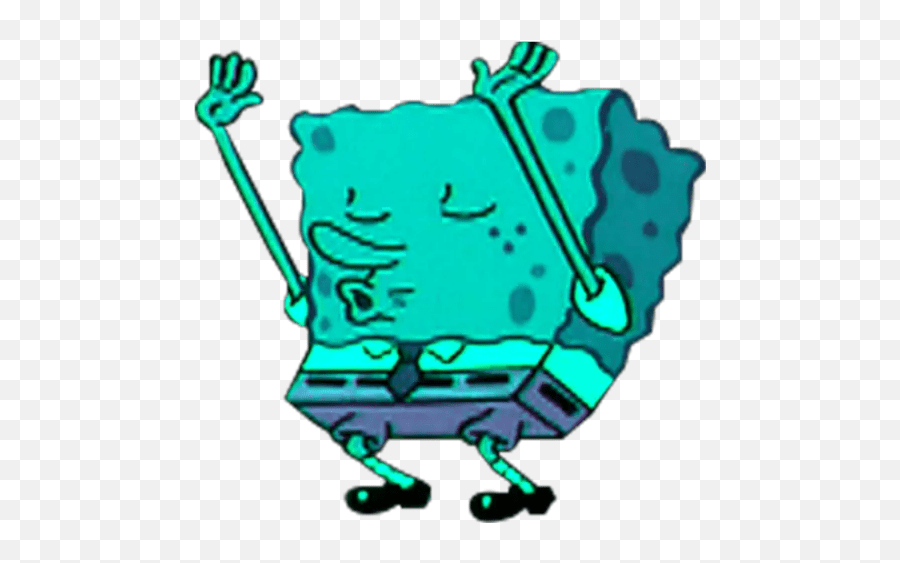 Spongebob Dancing Stickers For Whatsapp Stickers Bailando Para