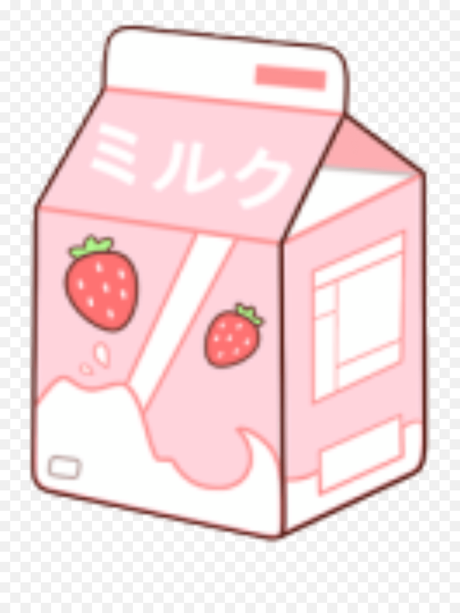 Strawberry Milk Carton Milk Emoji,Milk Carton Emoji free