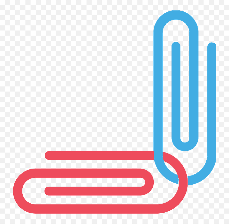 Linked Paperclips Emoji Clipart Paperclips Lonked,Paperclip Emoji