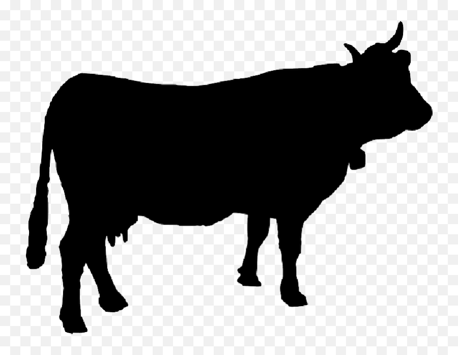 Cattle More Cowbell Emoji Silhouette Cow Png,Cowbell Emoji free