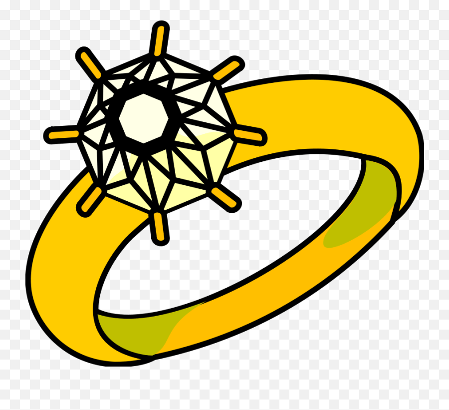 Diamond Ring Engagement Ring Clipart Free Clipartable Png Ring
