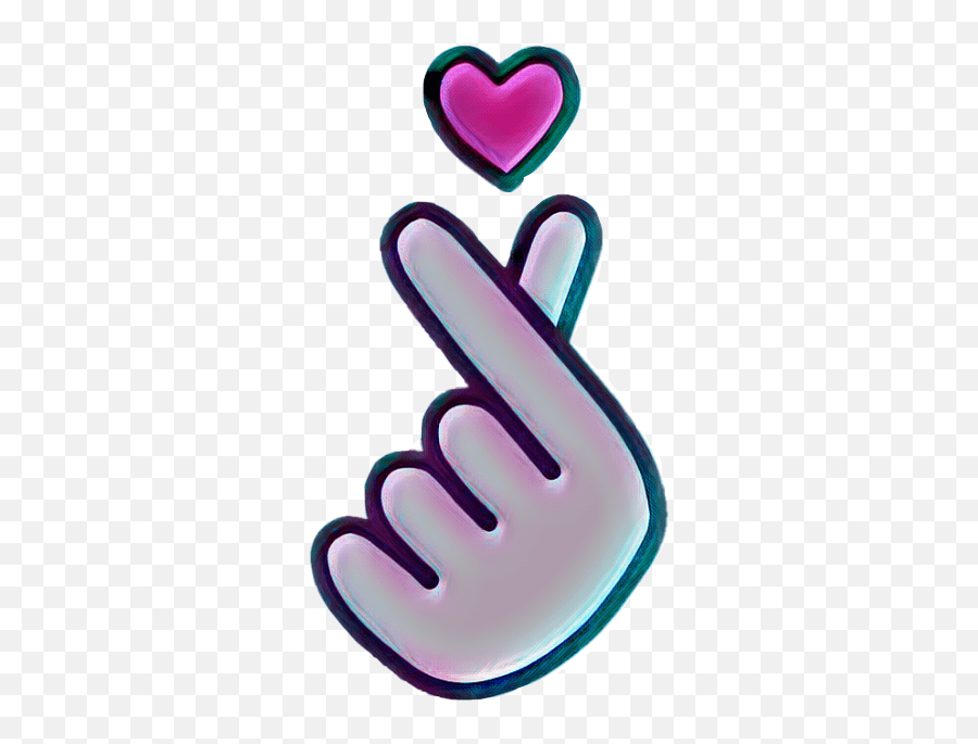 Pin Finger Heart Clear Background Emoji,Snapping Fingers Emoji free