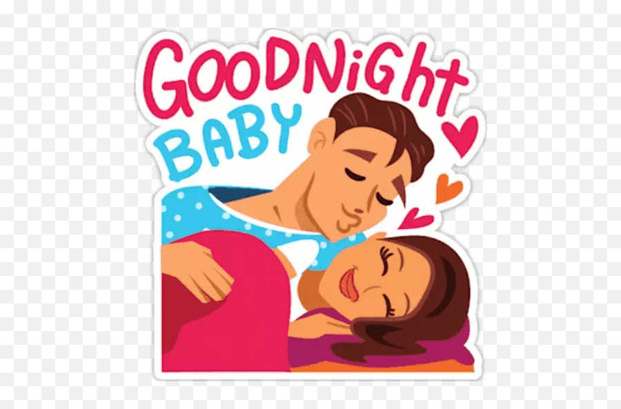 Sleep Whatsapp Stickers Love Good Night Stickers Emoji,Good Morning