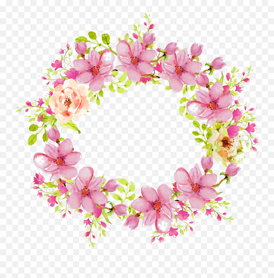 Pink Flower Painted Rose Wedding Hand Emoji,Japanese Emoticon Flower In Hair free transparent