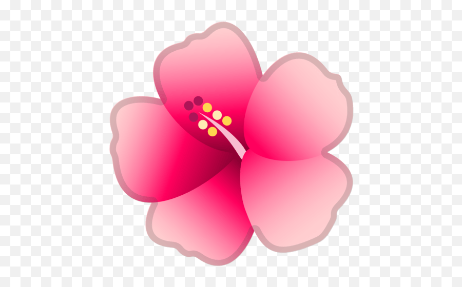 Hibiscus Emoji Hibiscus Emoji,Flower Emojis free transparent emoji