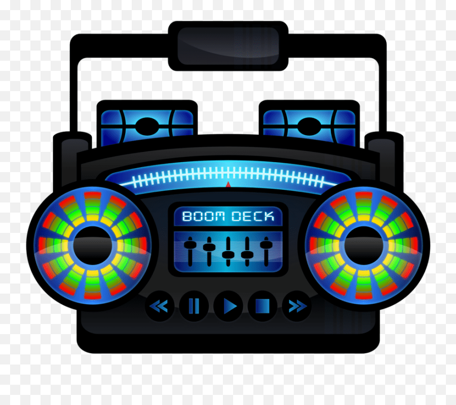 Boombox Clipart Boom Box Boombox Boom Logo Music Radio Png Emoji