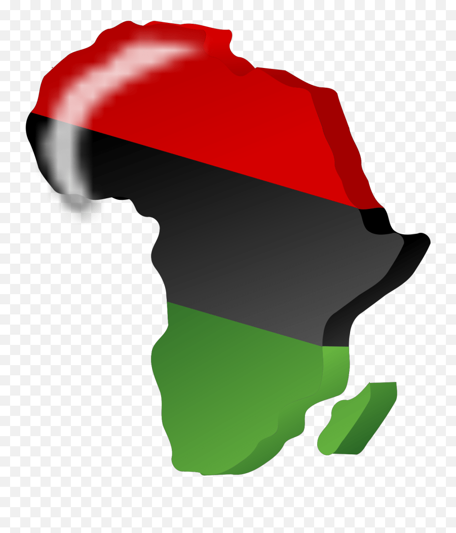 Continent Of Africa Clipart Africa Clipart Emoji,Pan African Flag