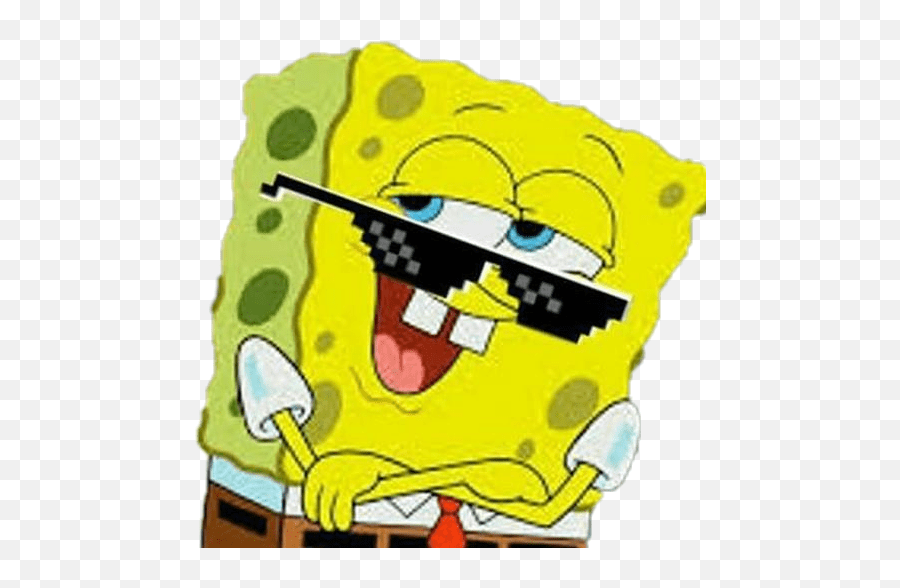 Spongebob Mlg Sticker Spongebob With Mlg Glasses Emoji,Mlg Emojis