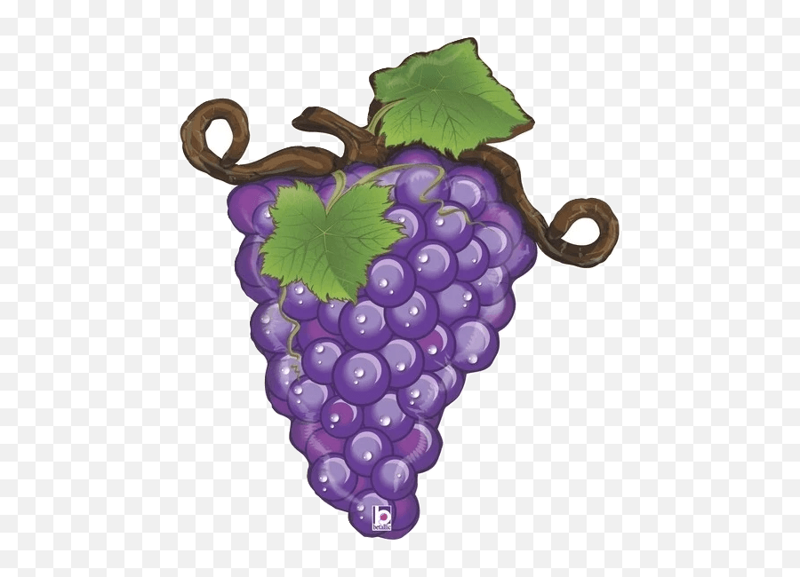 Bunch Of Purple Grapes Giant 31 Balloon Purple Grapes Emoji,Grape