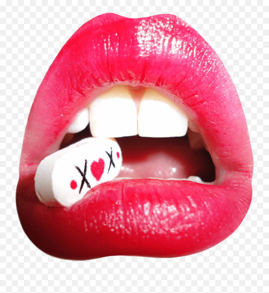 Download Lipstick Lips Emoji,Lipstick Emoji Png free transparent