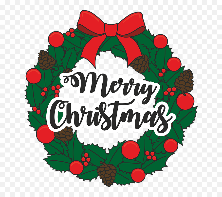 Christmas Wreath Guirlanda De Natal Desenho Png Emoji,Christmas