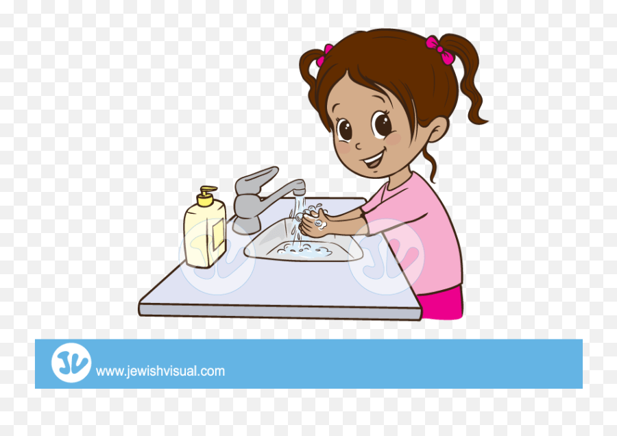 Hands Step Png Ile Washing Hands Clip Art Emoji,Boy And Girl Holding