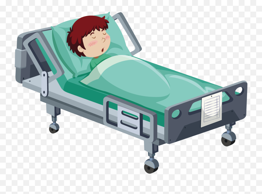 Hospital Clipart Hospital Bed Hospital Bed Clipart Png Boy In