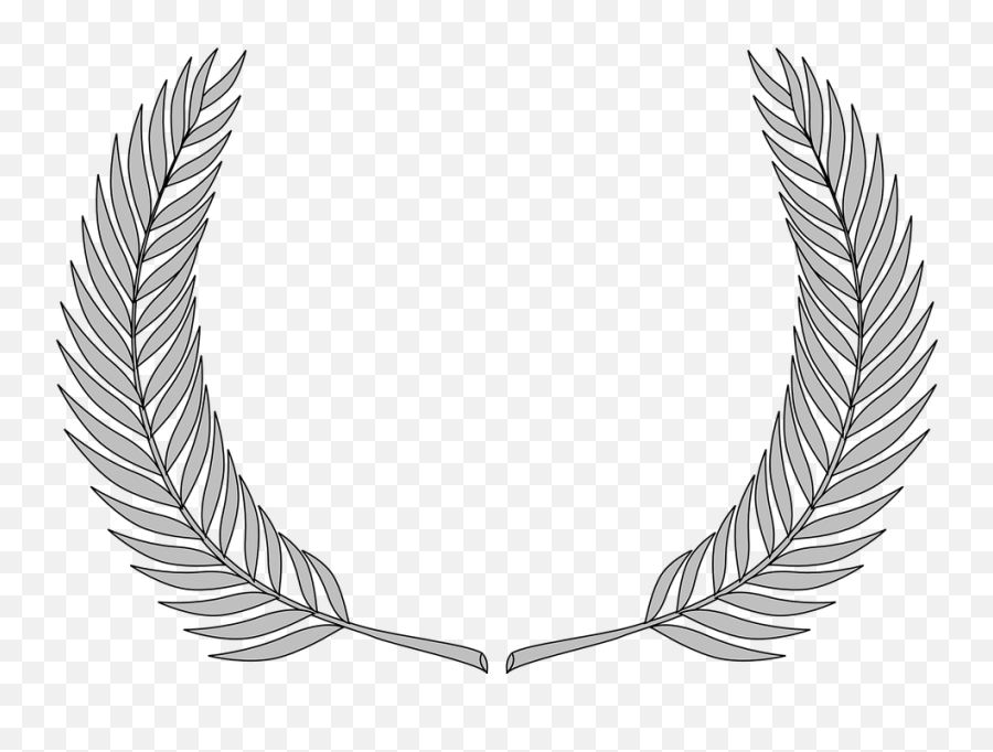 Wreath Olive Branch Accolade Black And White Olive Branch Emoji,Olive