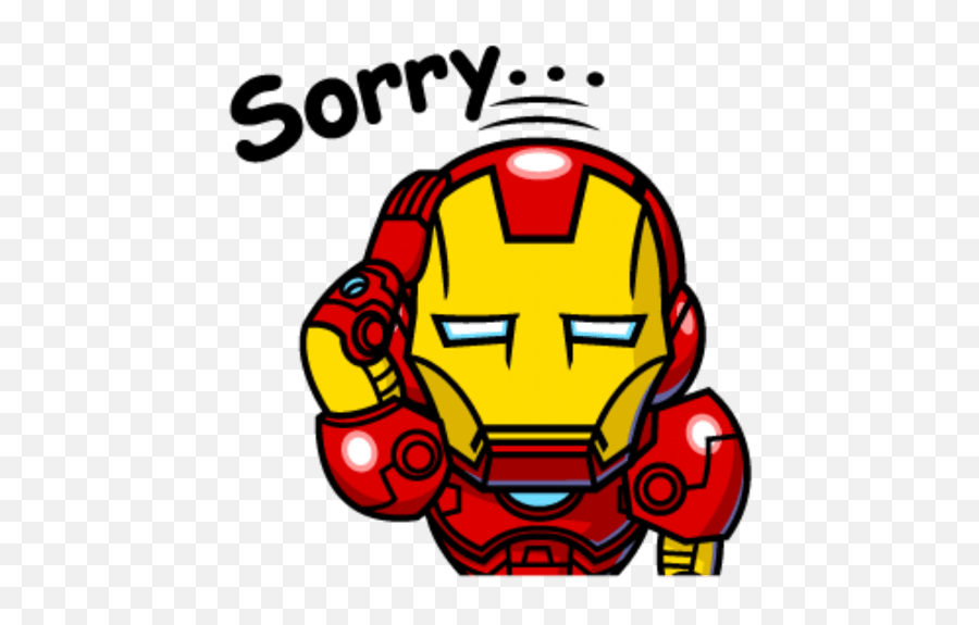 Avengers Sticker Line Iron Man Emoji,Iron Man Emoji free transparent emoji