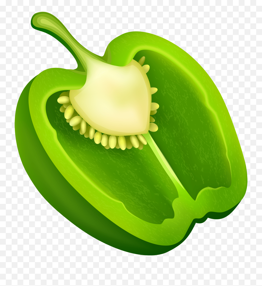 Green Pepper Clipart Green Bell Pepper Clipart Emoji,Chili Pepper Emoji free transparent