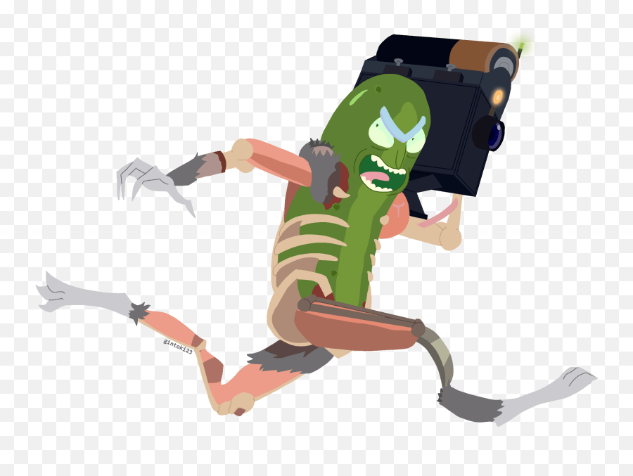 Download Pickle Rick Png Pickle Rick Suit Png Emoji,Pickle Rick Emoji