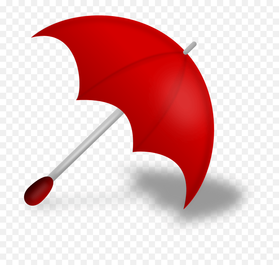 Umbrella Rain Red Rain Cover Cover Clipart Red Umbrella Emoji