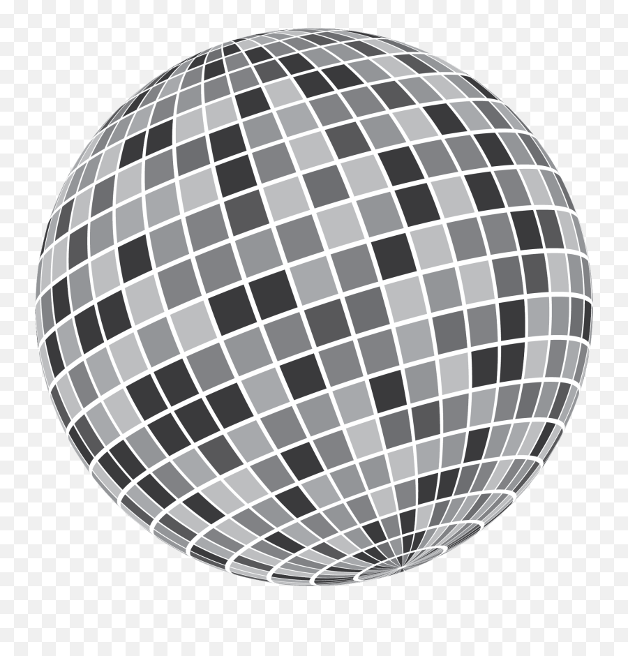 Grey Black White Disco Ball Transparent Png Disco Ball Emoji,Disco Ball Emoji free