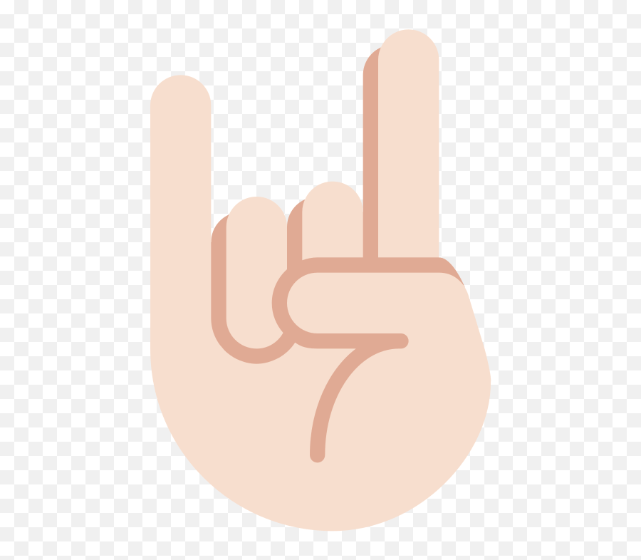 Twemoji2 1f918 Rock Hand Emoji Transparent,Surfer Hand Emoji free