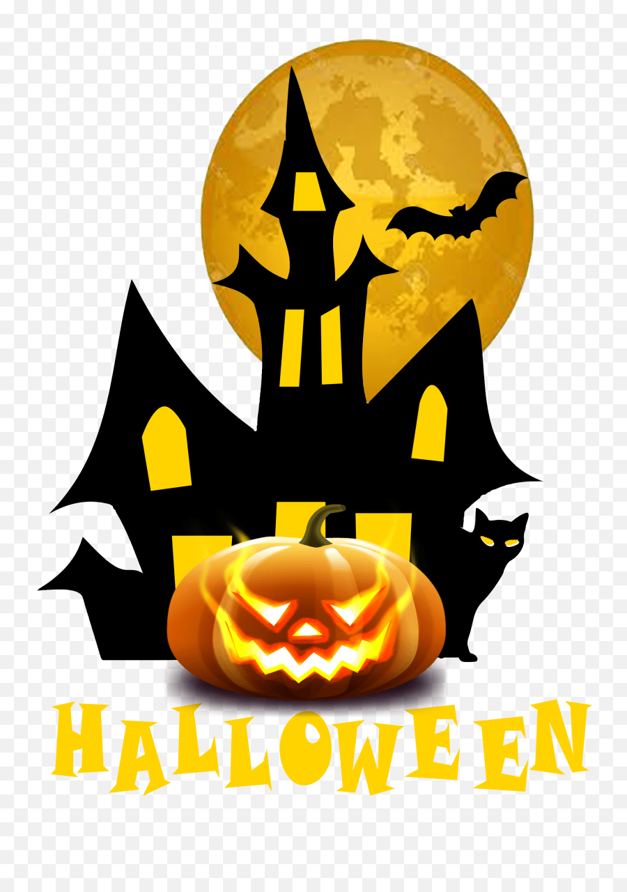 Happy Halloween Haunted House Clip Art Emoji,Halloween Emojis Copy